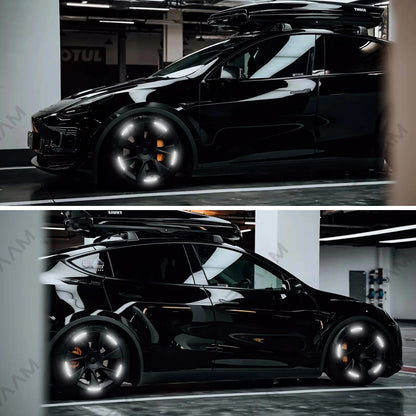 EVAAM® Wheel Hub Reflective Sticker for Tesla Model 3/Y/S/X (20 PCS) - EVAAM