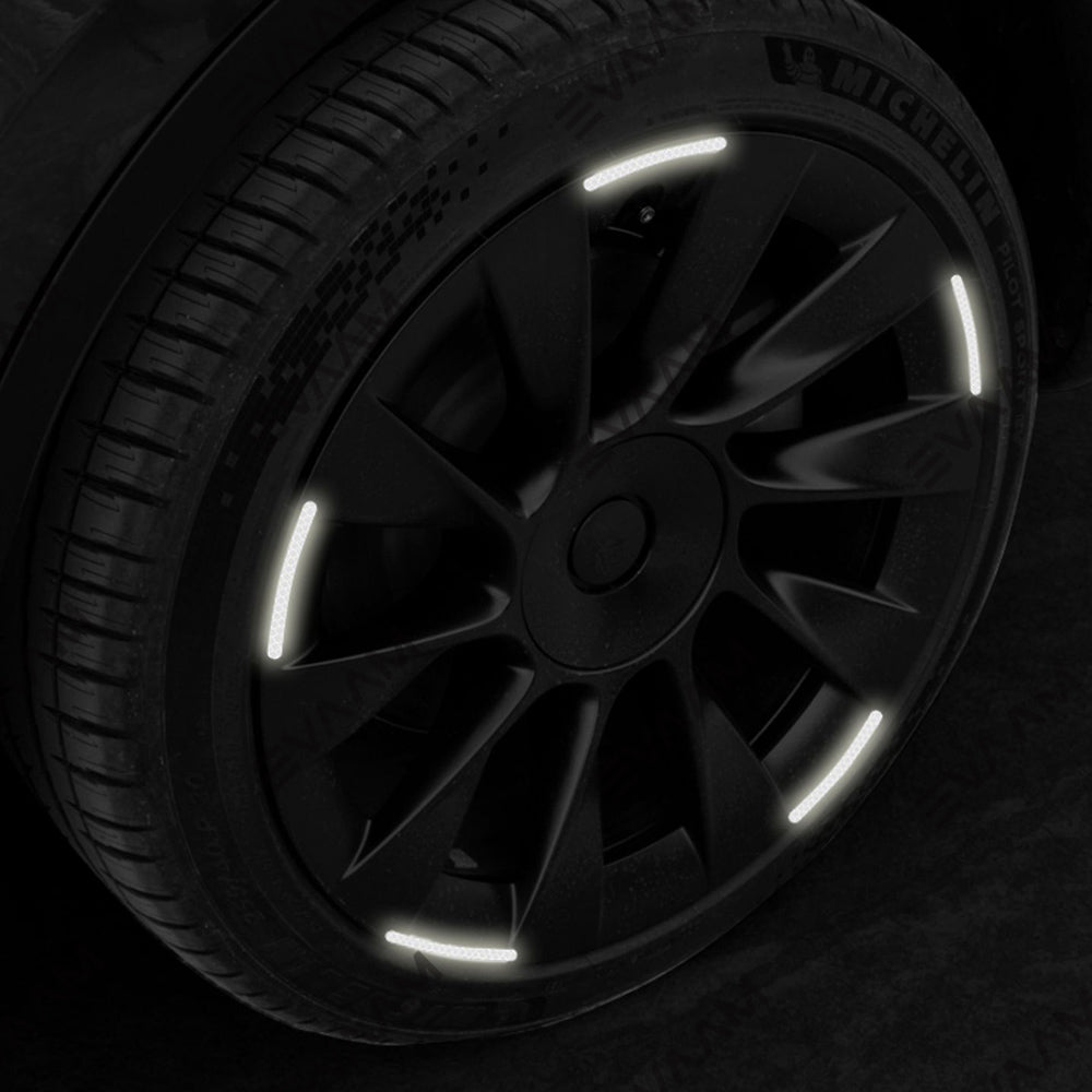 EVAAM® Wheel Hub Reflective Sticker for Tesla Model 3/Y/S/X (20 PCS) - EVAAM