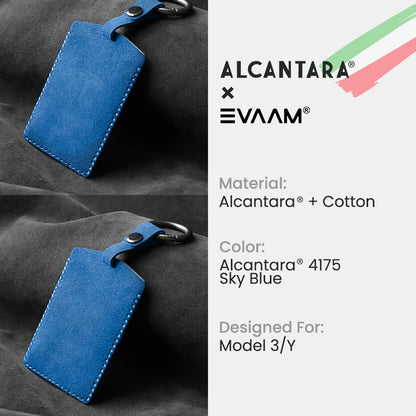 EVAAM® Alcantara Key Card Holder for Tesla Model 3/Y (2017-2023)
