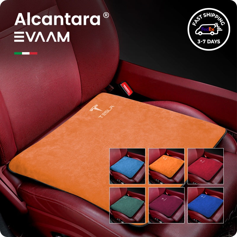 Alcantara Tesla Seat Cushion for Model S/3/X/Y-EVAAM®