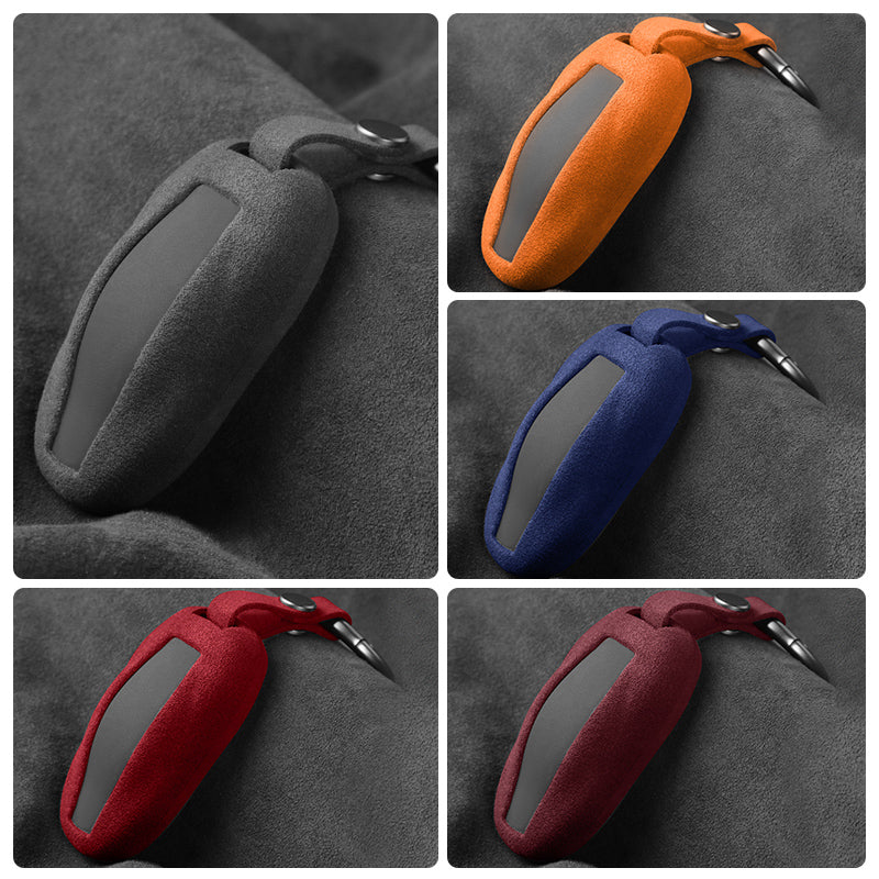 Alcantara Tesla Key Fob Cover For Model 3/Y/S/X (2012-2023)- EVAAM® - EVAAM