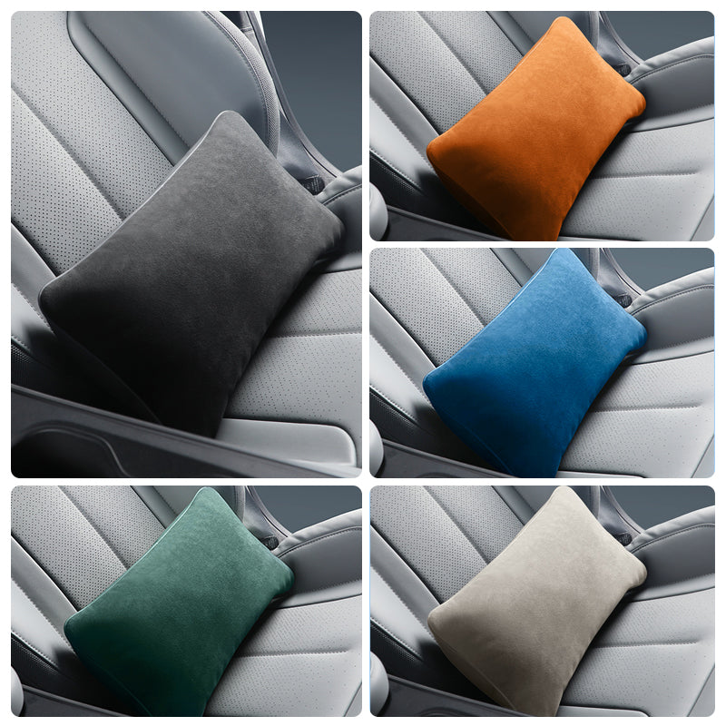 Alcantara Lumbar Support Pillow for Tesla Model 3/Y/S/X -EVAAM®