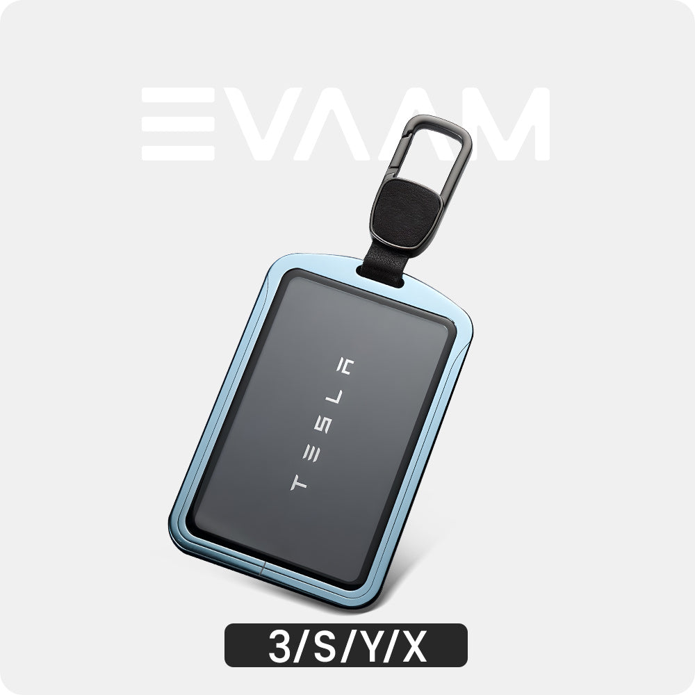 EVAAM® Aluminum Alloy Key Card Case for Model 3/Y/S/X (2012-2024)