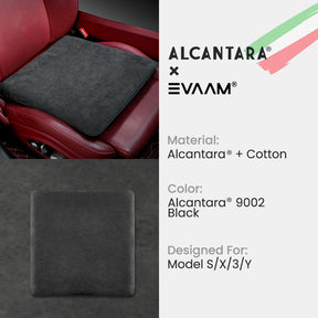 EVAAM® Alcantara Tesla Seat Cushion for Model S/3/X/Y