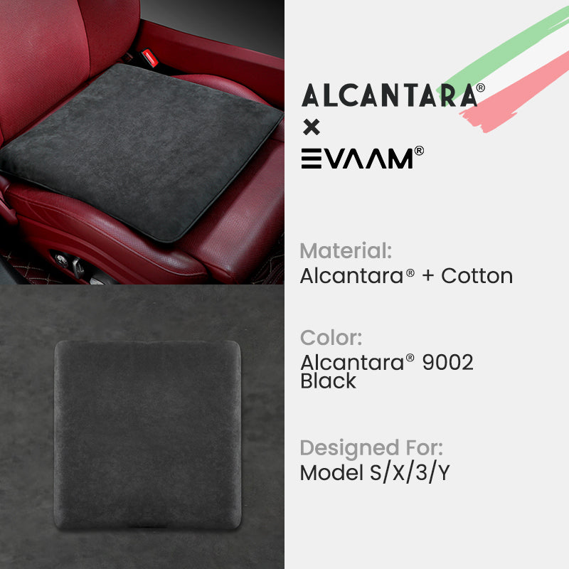 EVAAM® Alcantara Tesla Seat Cushion for Model S/3/X/Y