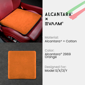 EVAAM® Alcantara Tesla Seat Cushion for Model S/3/X/Y