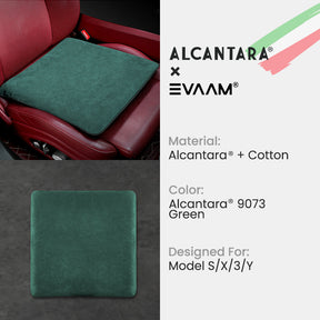 EVAAM® Alcantara Tesla Seat Cushion for Model S/3/X/Y