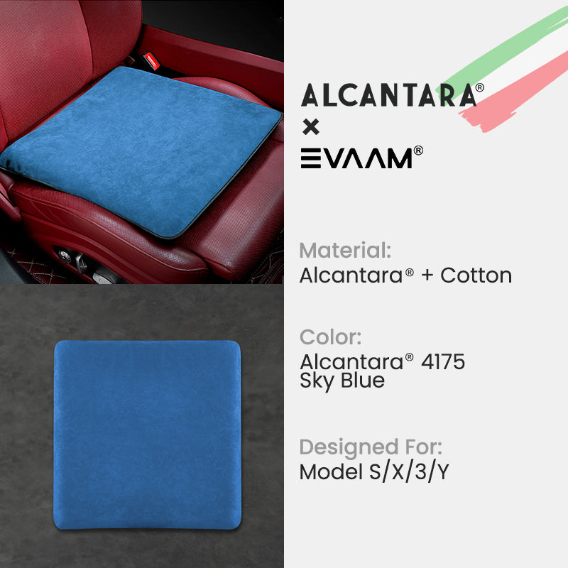 EVAAM® Alcantara Tesla Seat Cushion for Model S/3/X/Y