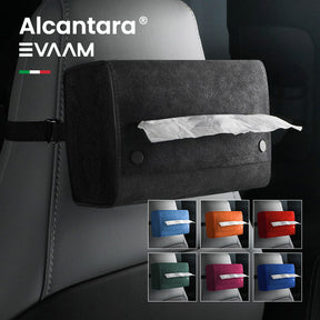 EVAAM® Alcantara Tissue Box for Tesla Model 3/Y