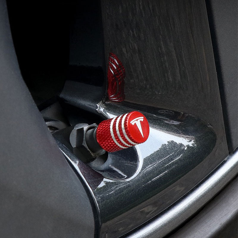 EVAAM® Tire Valve Stem Cap Cover for Model 3/Y Accessories (4Pcs) [2017-2023] - EVAAM