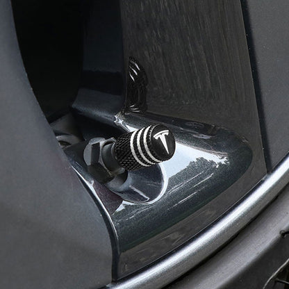 EVAAM® Tire Valve Stem Cap Cover for Model 3/Y Accessories (4Pcs) [2017-2023] - EVAAM