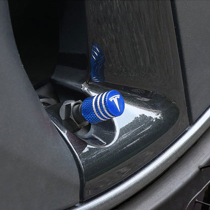 EVAAM® Tire Valve Stem Cap Cover for Model 3/Y Accessories (4Pcs) [2017-2023] - EVAAM