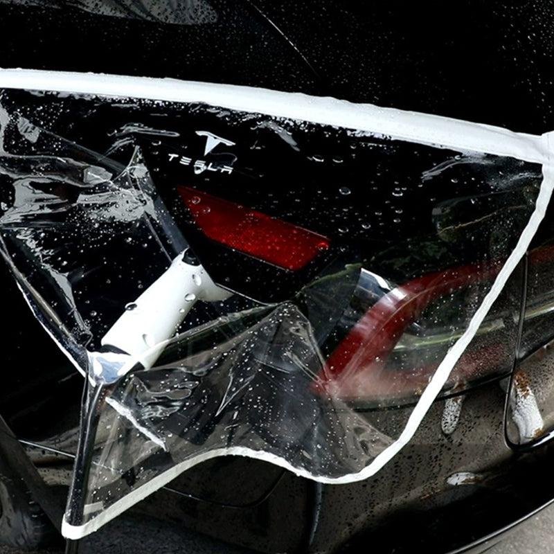 EVAAM ® Tesla Charger Port Cover Rainproof for Model 3/Y - EVAAM