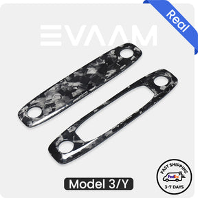 EVAAM® Forged Real Carbon Fiber Reading Light Cover Trim for Tesla Model 3/Y (2017-2023) - EVAAM