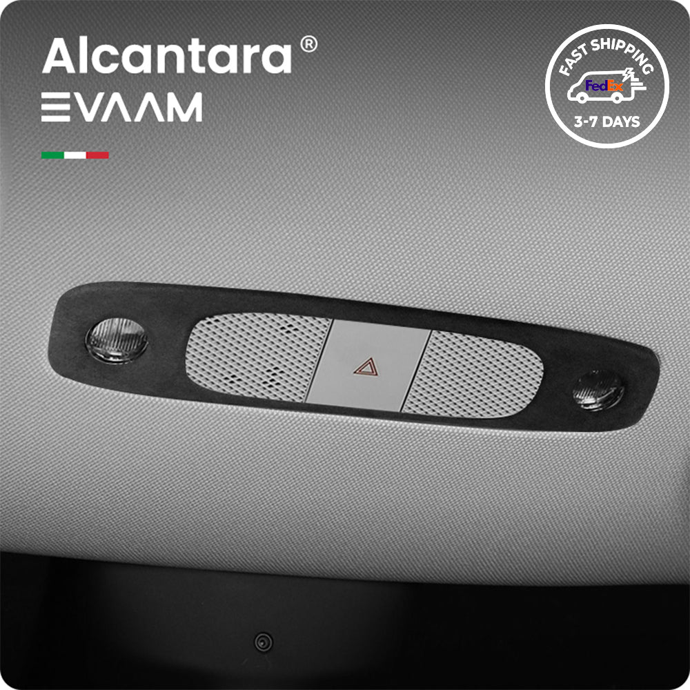 Alcantara Reading Light Cover Trim for Tesla Model 3/Y (2017-2023)-EVAAM® - EVAAM