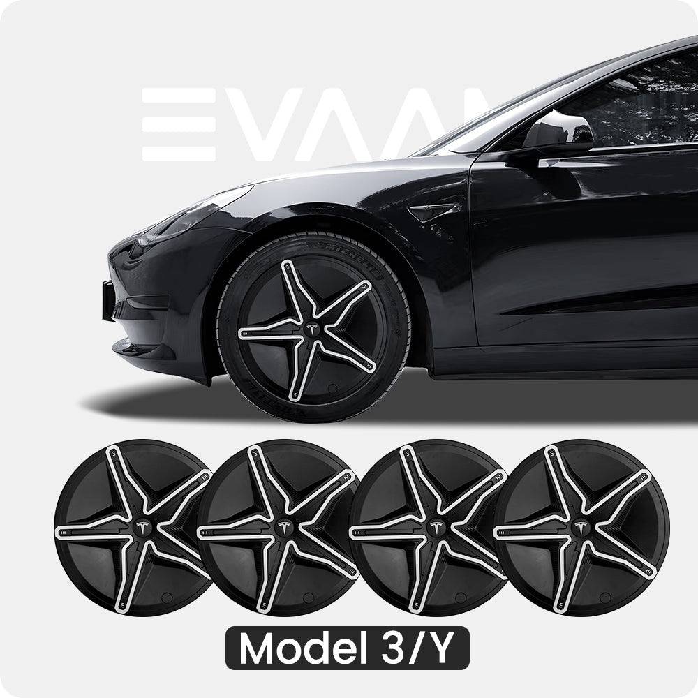 EVAAM® Starfish Style Hubcap Wheel Cover for Tesla Model 3/Y
