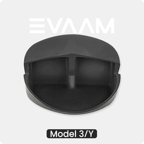 EVAAM® Cybertruck Style Steering Wheel Rear Organizer Box for Model 3/Y - EVAAM