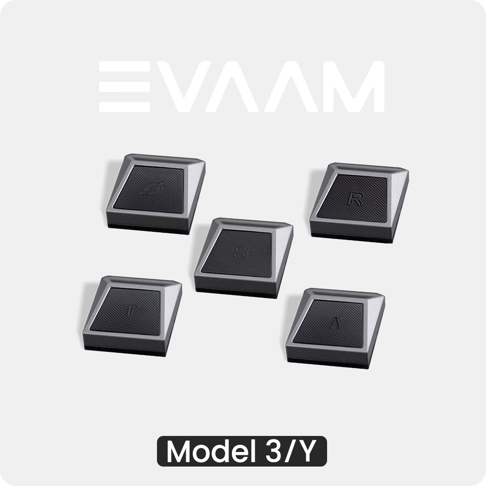 EVAAM® Cybertruck Style Multi-function Shortcut Buttons for Tesla Model 3/Y (2021-2024)