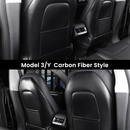 EVAAM® Seat Back Protector Anti Kick Pads for Tesla Model 3/Y [2017-2023](2Pcs) - EVAAM