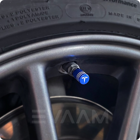 EVAAM® Tire Valve Stem Cap Cover for Model 3/Y Accessories (4Pcs) [2017-2023] - EVAAM