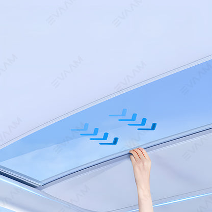 EVAAM® Double-layer Retractable Glass Roof Sun Shade for Tesla Model 3/Y - EVAAM
