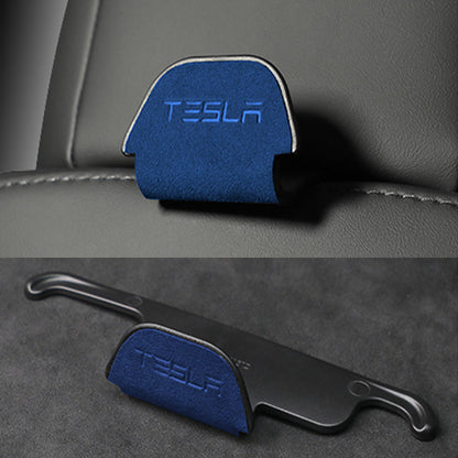 Alcantara Headrest Hanger Hooks for Tesla Model 3/Y (2017-2023)-EVAAM® - EVAAM