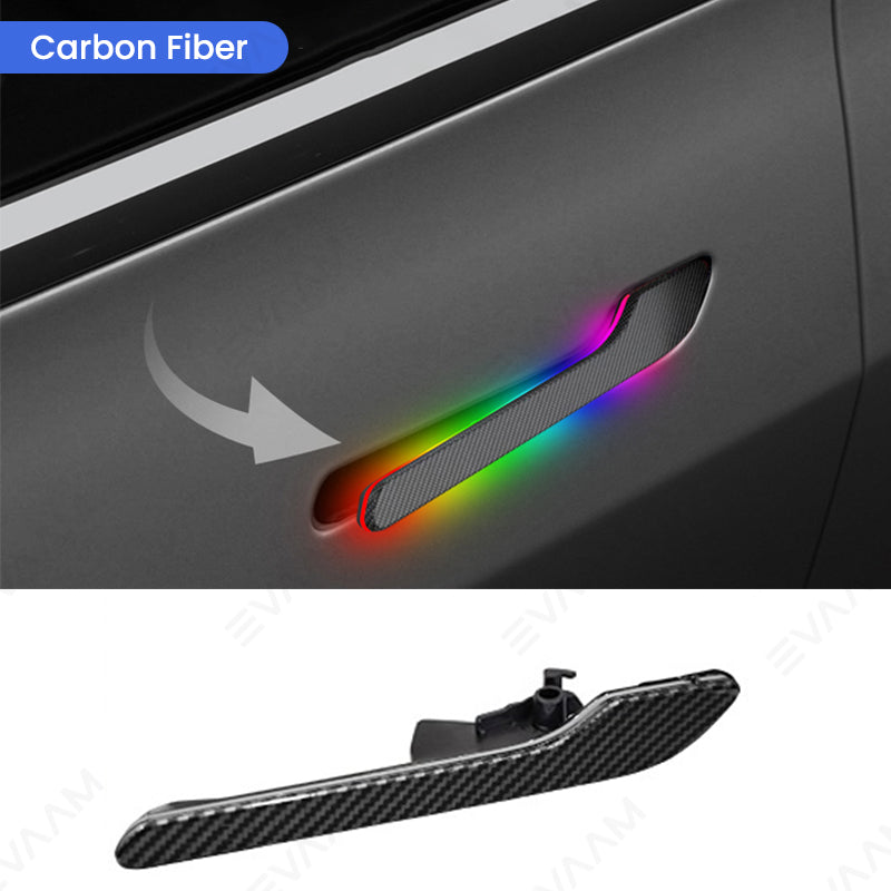 EVAAM® Auto Present Door Handle with RGB LED for Model 3/Y (4PCS) - EVAAM