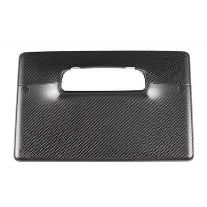 EVAAM® Matte Real Carbon Fiber Center Screen Back Cover for Tesla Model 3/Y (2017-2023) - EVAAM