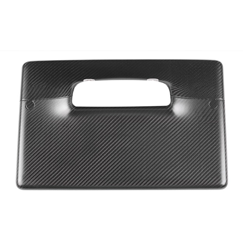 EVAAM® Matte Real Carbon Fiber Center Screen Back Cover for Tesla Model 3/Y (2017-2023) - EVAAM