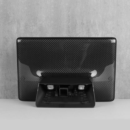 EVAAM® Gloss Real Carbon Fiber Center Screen Back Cover for Tesla Model 3/Y (2017-2023) - EVAAM