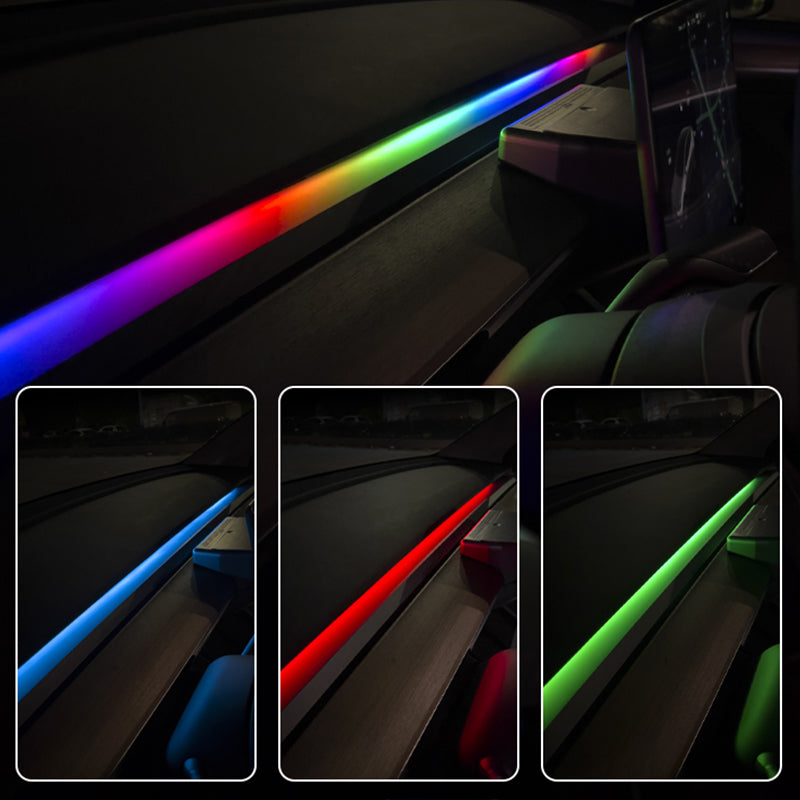 EVAAM ® Interior Tesla LED Strip Ambient Lighting for Tesla Model 3/Y - EVAAM