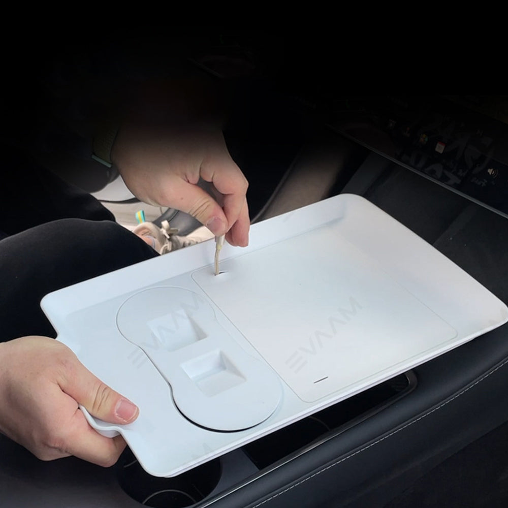 EVAAM® Central Console Dining Tray for Tesla Model 3/Y (2021-2024) - EVAAM