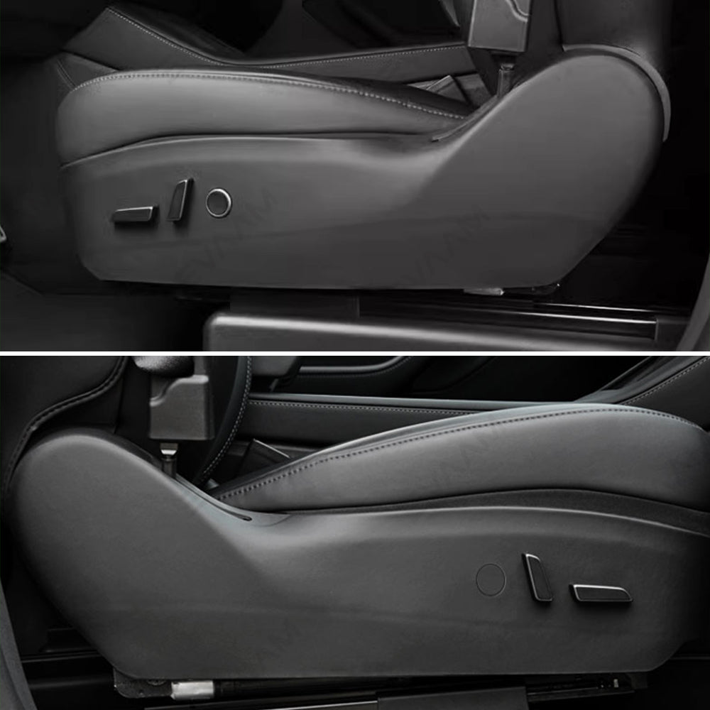 EVAAM® Seat Side Anti-Kick Leather Protection Mats - EVAAM