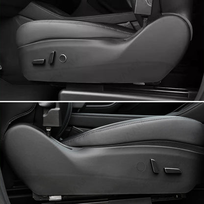 EVAAM® Seat Side Anti-Kick Leather Protection Mats - EVAAM