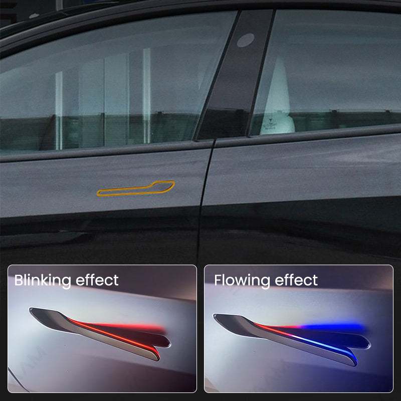 EVAAM® Auto Present Door Handle with RGB LED for Model 3/Y (4PCS) - EVAAM