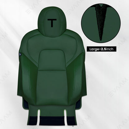 EVAAM® Embroidery Customized for Leather Full Seat Covers - EVAAM