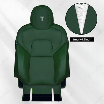 EVAAM® Embroidery Customized for Leather Full Seat Covers - EVAAM