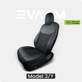 EVAAM® Ventilated Seat Cushion / Cooling Seat Cover for Tesla Model 3 Model Y 2018-2024