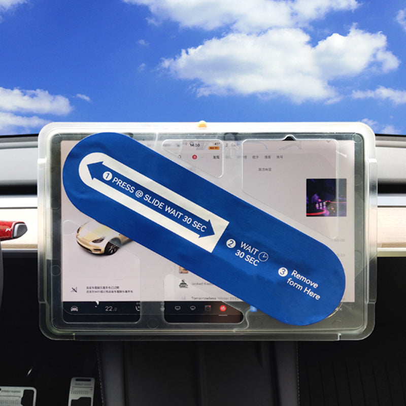 Upgrade! EVAAM® Dust-free Touch Screen Protector for Tesla Model 3/Y (2017-2023) - EVAAM