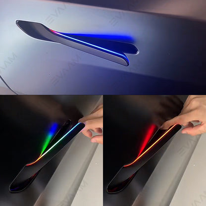 EVAAM® Auto Present Door Handle with RGB LED for Model 3/Y (4PCS) - EVAAM