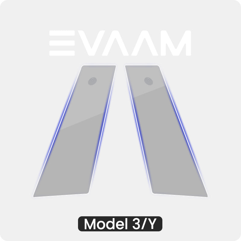EVAAM® Tesla Center Pillar TPU Protective Film for Model 3/Y - EVAAM