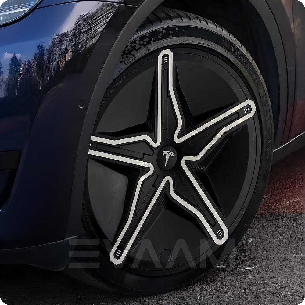 EVAAM® Starfish Style Hubcap Wheel Cover for Tesla Model 3/Y