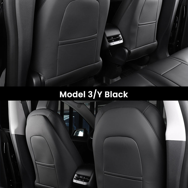 EVAAM® Seat Back Protector Anti Kick Pads for Tesla Model 3/Y [2017-2023](2Pcs) - EVAAM