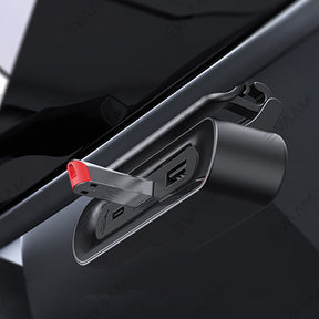 EVAAM® Fast Charge Behind Screen Folding Multi USB HUB for Tesla Model 3/Y - EVAAM