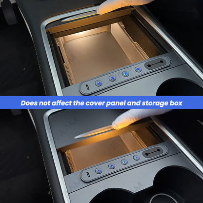 Upgrade! EVAAM® Smart Physical Buttons with USB Hub for Tesla Model 3/Y (2021-2023) - EVAAM