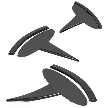 EVAAM® Front & Rear Badge Decal Wrap Logo Covers Full Set for Tesla Model 3/Y (3 pcs) - EVAAM