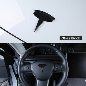 EVAAM® Emblem-Aufkleber für vorne und hinten, komplettes Set für Tesla Model 3/Y (3 Stück)