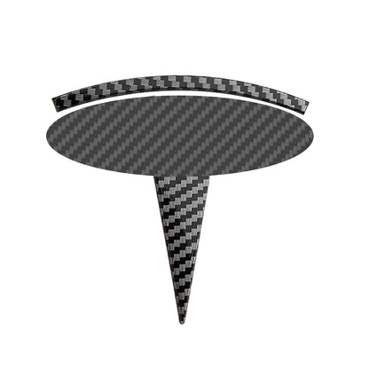 EVAAM® Front & Rear Badge Decal Wrap Logo Covers Full Set for Tesla Model 3/Y (3 pcs) - EVAAM