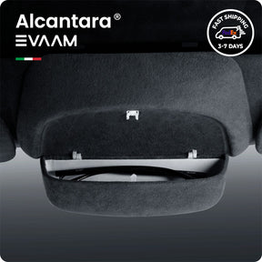 Alcantara Tesla Sunglasses Holder Storage Box for Tesla Model 3/Y (2017-2023) -EVAAM® - EVAAM