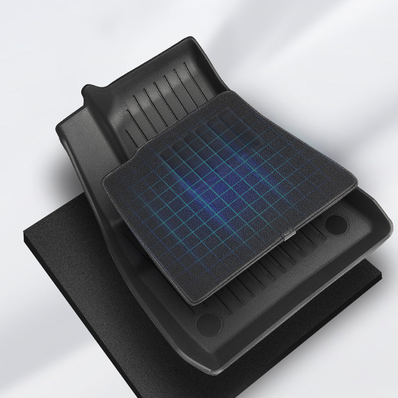 2024 Model 3 Highland EVAAM® Double Layer Detachable All-weather Floor Mat - EVAAM